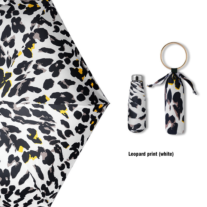 Mini Sunscreen Umbrella Parasol Five Folding Umbrella