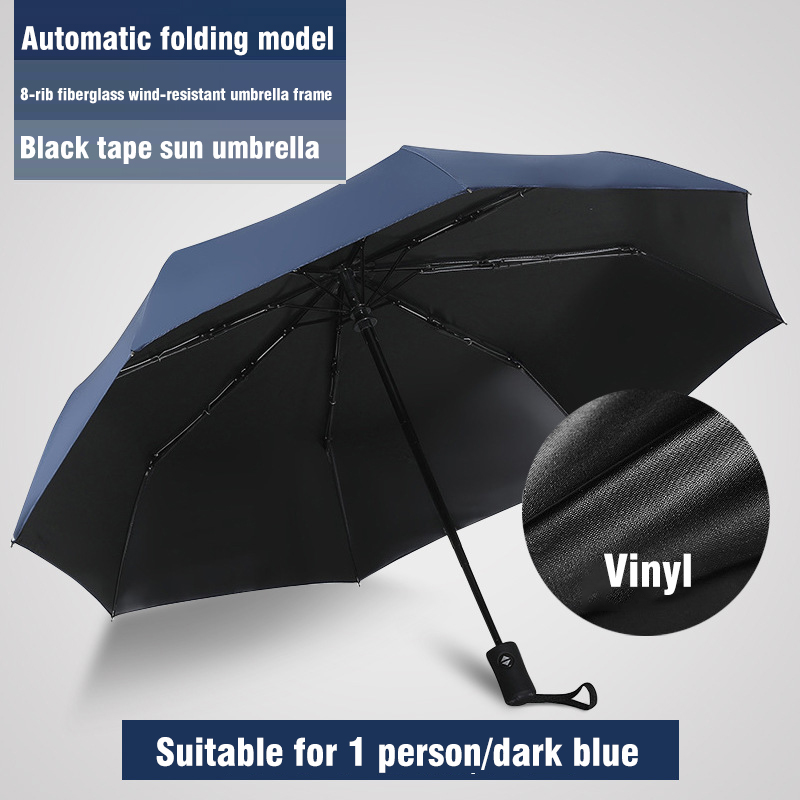 Customized Umbrella Custom Printed Logo Pattern Fully Automatic Folding Wholesale Gift Customization Large-Size Advertising Umbrella For Men And Women