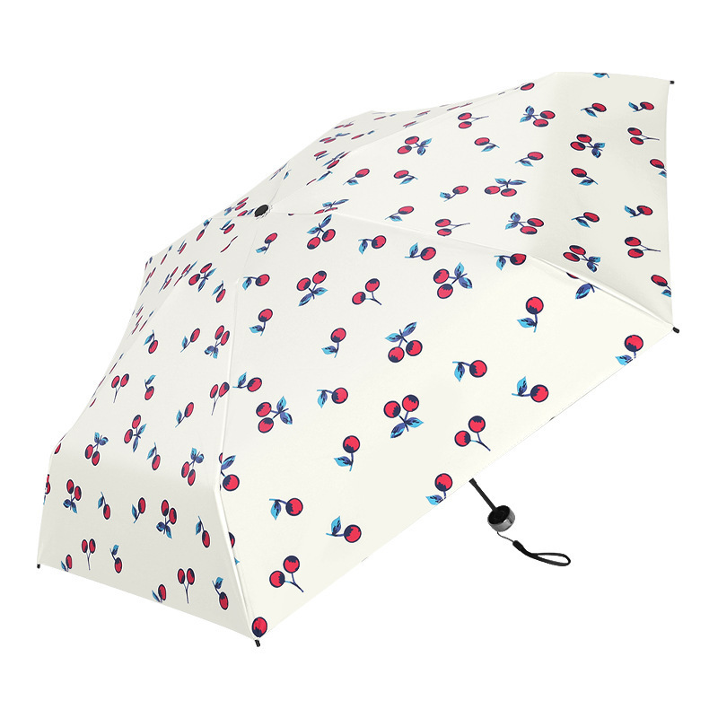 Mini Sunscreen Umbrella Parasol Five Folding Umbrella