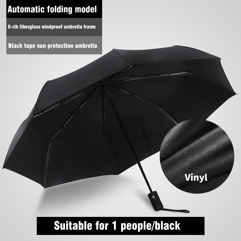Customized Umbrella Custom Printed Logo Pattern Fully Automatic Folding Wholesale Gift Customization Large-Size Advertising Umbrella For Men And Women